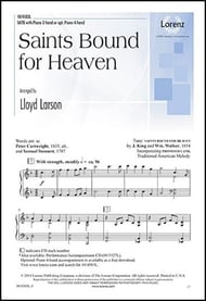 Saints Bound for Heaven SATB choral sheet music cover Thumbnail